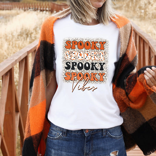 Retro Spooky Vibes Shirt - Farmhouse Vinyl Co