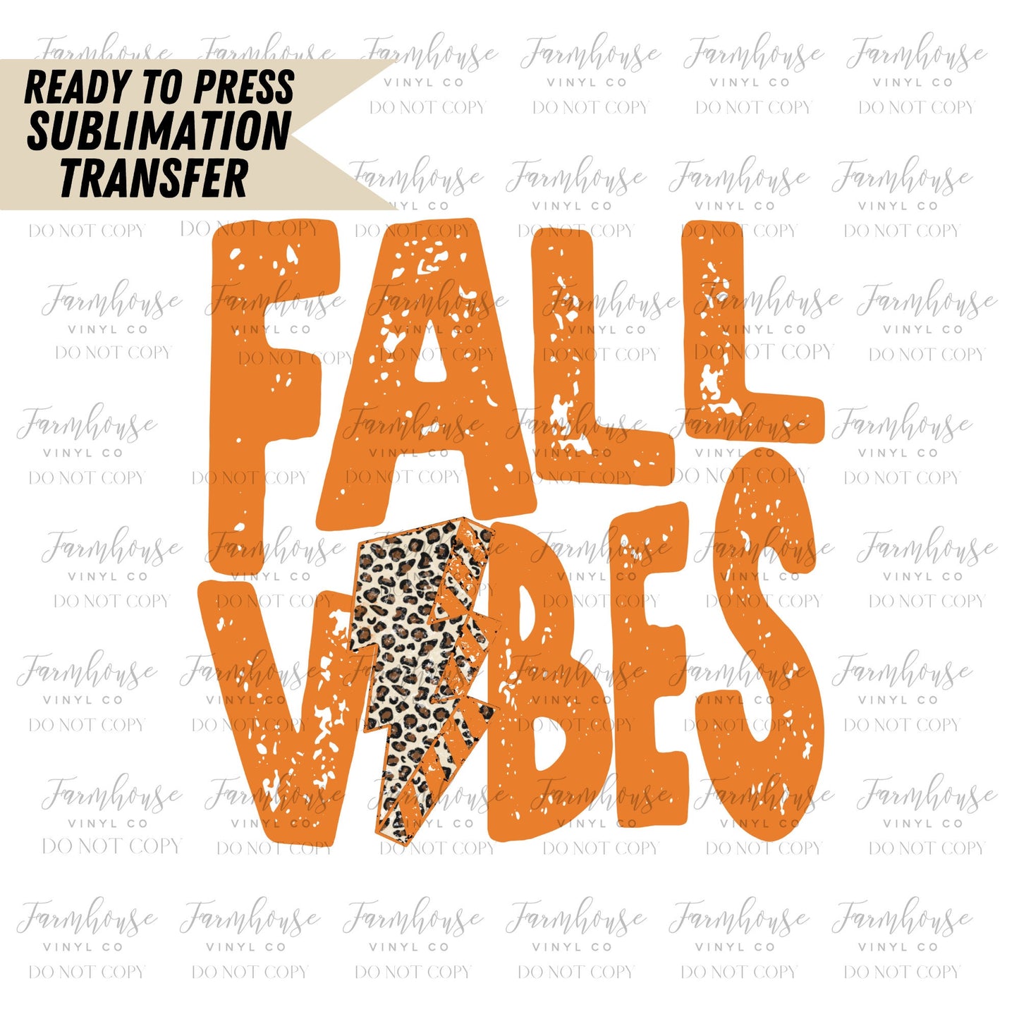 Distressed Fall Vibes Retro, Ready to Press Sublimation Transfers, Sublimation design, Halloween Design, PSL, Football Design, Fall Yall